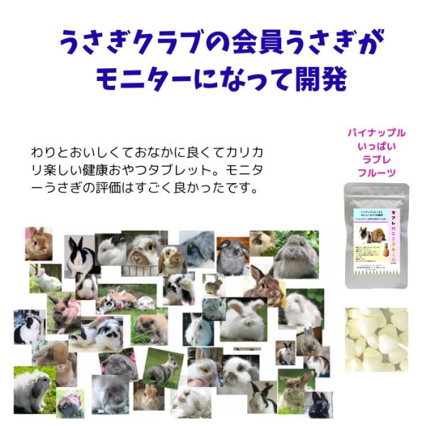 画像6: 32%OFF 創業32周年セール うさぎ ラブレバニーフルーツ20g パイナップルいっぱい おいしい 植物性乳酸菌配合 おなかにいい (6)